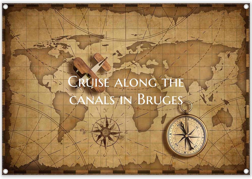 Cruise along the canals in Bruges