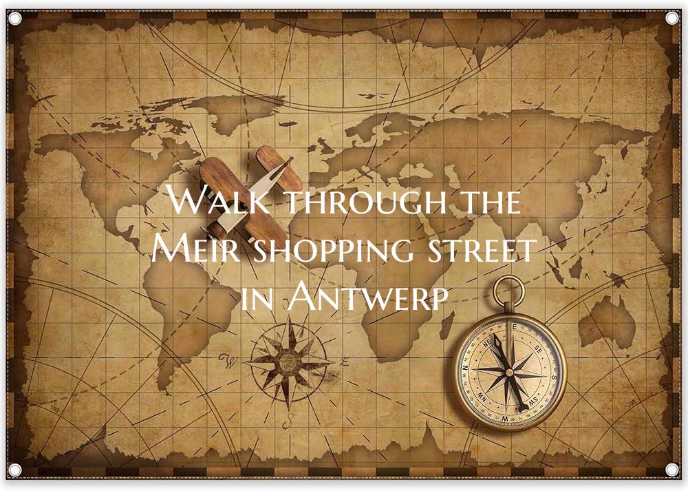 Walk through the Meir shopping street in Antwerp